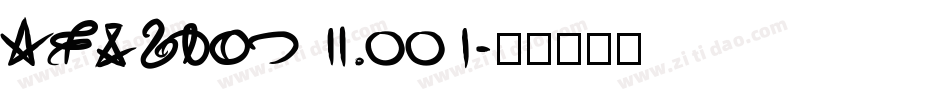 Version 2.001字体转换